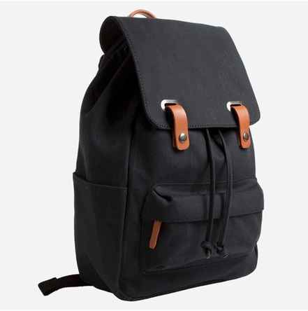 Twill Snap Backpack